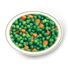 Mélange en conserve de légumes Légumes (pois verts + carottes)